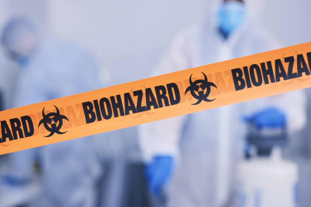 Professional Infectious Disease Decontamination technician working in Placedo, TX